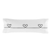 Funda de almohada HappyFriday Blanc My Love Multicolor Cama de 90 45 x 110 cm