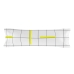 Vzglavnik HappyFriday Blanc Firefly Pisana 45 x 155 cm