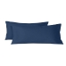 Capa de almofada HappyFriday BASIC Azul Marinho 45 x 110 cm (2 Unidades)
