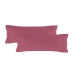 Pillowcase HappyFriday BASIC Magenta 45 x 110 cm (2 Units)