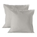 Pillowcase HappyFriday BASIC Grey 60 x 60 cm (2 Units)