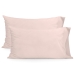 Pillowcase HappyFriday BASIC Light Pink 50 x 75 cm (2 Units)