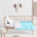 Couvre-lit HappyFriday Basic Kids Dash Bleu 100 x 130 cm