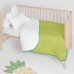 Bedspread (quilt) HappyFriday Basic Kids Arista Green 100 x 130 cm