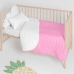 Bedspread (quilt) HappyFriday Basic Kids Arista Pink 100 x 130 cm