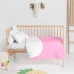 Couvre-lit HappyFriday Basic Kids Arista Rose 100 x 130 cm