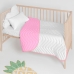 Couvre-lit HappyFriday Basic Kids Arista Rose 100 x 130 cm