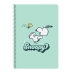 Notebook Snoopy Groovy Verde A4 80 Frunze