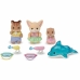 Аксесоари за Къща на Кукли Sylvanian Families 5749 Nursery Friends Pool Fun trio