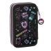 Plumier Doble Monster High Negro 12.5 x 19.5 x 4 cm 28 piezas