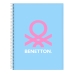 Notebook Benetton Spring Albastru celest A4 120 Frunze