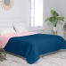 Couette réversible HappyFriday Basic Dash Rose Blue marine 180 x 260 cm