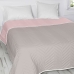 Omkeerbare sprei HappyFriday Basic Arista Grijs Licht Roze 200 x 260 cm