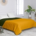 Omkeerbare sprei HappyFriday Basic Dash Geel Groen 270 x 260 cm