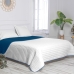 Couette réversible HappyFriday Basic Dash Blanc Blue marine 200 x 260 cm