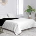 Couette réversible HappyFriday Basic Dash Noir 250 x 260 cm