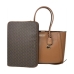 Torba Damska Michael Kors 35S2G6KT9L-BROWN Brązowy 38 x 30 x 14 cm