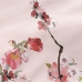 Capa de almofada HappyFriday Chinoiserie rose Multicolor King 150 Fios 45 x 110 cm (2 Unidades)