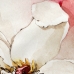 Capa de almofada HappyFriday White Peonies Multicolor Casal 45 x 155 cm