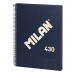 Notesbog Milan 430 Blå A4 80 Ark (3 enheder)