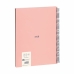 Notatbok Milan 430 Rosa A4 80 Ark (3 enheter)