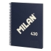 Caderno Milan 430 Azul A4 80 Folhas (3 Unidades)