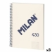 Notizbuch Milan 430 Beige A4 80 Blatt (3 Stück)