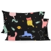 Kussensloop HappyFriday Aware Cosmic cats Multicolour 50 x 75 cm (2 Stuks)