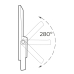 Flomlys/projektorlys EDM 31859 Slim 300 W 2500 lm Solar (6500 K)