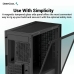 Case computer desktop ATX DEEPCOOL Nero