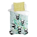 Federa HappyFriday Moshi Moshi Panda Garden Multicolore 60 x 70 cm