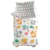 Kussensloop HappyFriday Moshi Moshi Cat & mouse Multicolour 80 x 80 cm