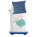 Kussensloop HappyFriday Moshi Moshi Whale Multicolour 80 x 80 cm