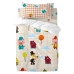 Federa HappyFriday Mr Fox Piggys Vichy Multicolore 50 x 75 cm