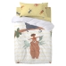 Funda de almohada HappyFriday Mr Fox Jungle Life Multicolor 50 x 75 cm