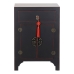 Comodino DKD Home Decor Abete Rosso Nero Legno MDF 45 x 34 x 66 cm