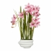 Decoratieve plant Mica Decorations Cymbidium Polyester Orchidee 81 x 49 x 40 cm Kunstmatig