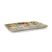 Ontbijtdienblad Quid Habitat Multicolour Plastic 28 x 20 x 1,5 cm Met handvatten Vruchten (12 Stuks)