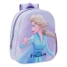 Mochila Infantil 3D Frozen Lilás 27 x 33 x 10 cm