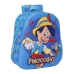 3D Barnebag Clásicos Disney Pinochio Blå 27 x 33 x 10 cm