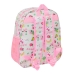 Mochila Infantil 3D Hello Kitty Verde Rosa 27 x 33 x 10 cm