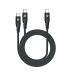 Cablu USB-C Celly USBC2USBCBK Negru 1,3 m