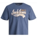 Kortærmet T-shirt til Mænd Jack & Jones JJLEGO TEE SS O NECK 12246690 Blå