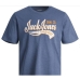 Maglia a Maniche Corte Uomo Jack & Jones JJLEGO TEE SS O NECK 12246690 Azzurro