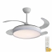 Ventilateur de Plafond avec Lumière EDM 33827 Ross Blanc 35 W 4100 Lm 2190 Lm Rétractile