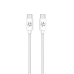 Cabo USB-C Celly USBCUSBCCOTTWH Branco 1,5 m