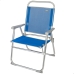 Strandstoel Aktive Gomera Blauw 48 x 88 x 50 cm Aluminium Opvouwbaar (4 Stuks)