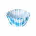 Muffin Tray Algon Blue Stripes Disposable (30 Pieces) (24 Units)