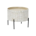 Console DKD Home Decor Bianco Marrone Dorato Metallo Legno MDF 45 x 45 x 39 cm