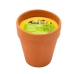 Kaars Juinsa Terra cotta 8 x 9 cm Bloempot Citronella